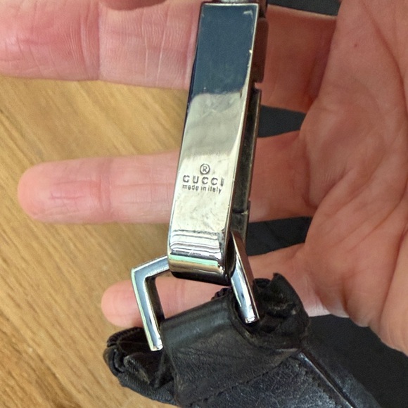 Gucci Authentic Black Nylon/Leather GG Pattern Hobo Bag, with dust bag - Picture 14 of 16